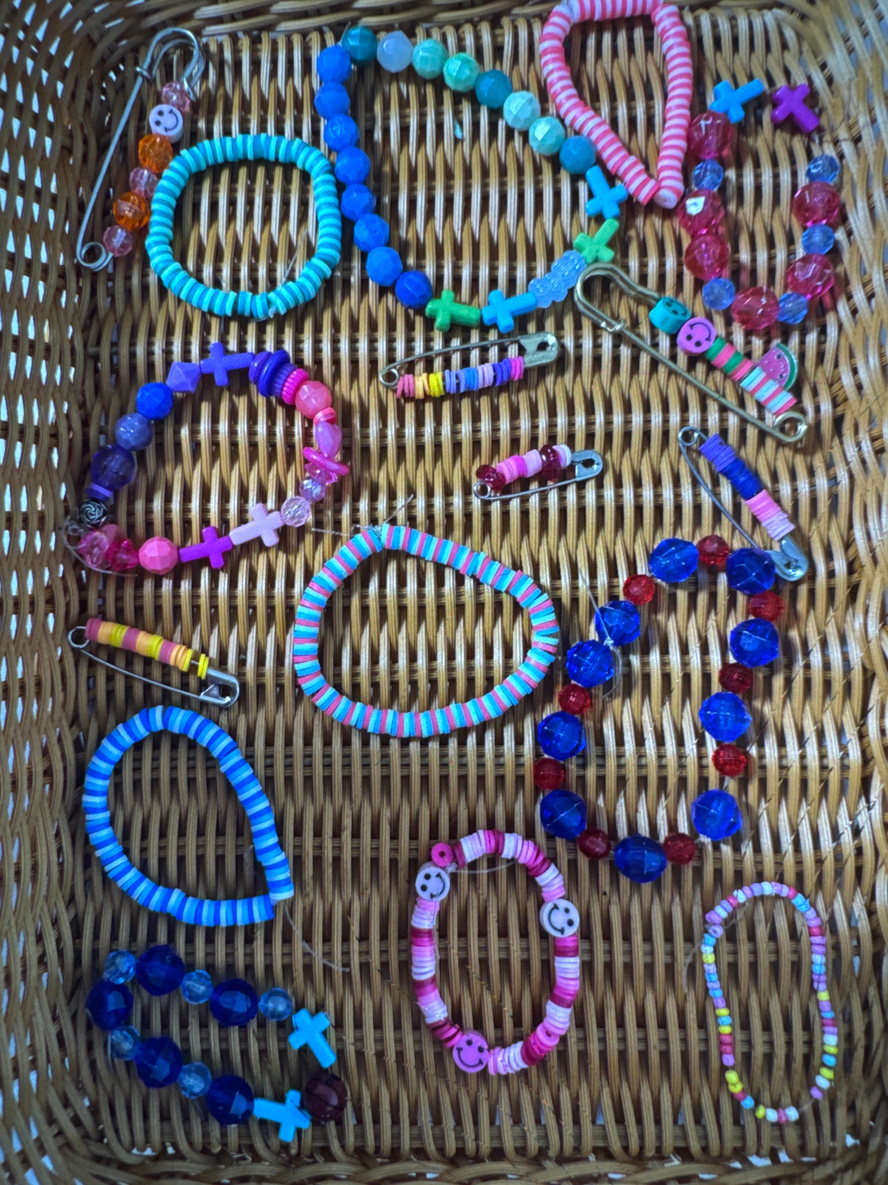 Homemade bracelets by Ruby!